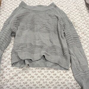 Universal Thread Light Gray Women's Cowl Sweater